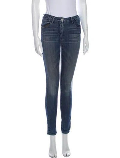 Pre-owned 3x1 Mid-rise Skinny Leg Jeans In Blue