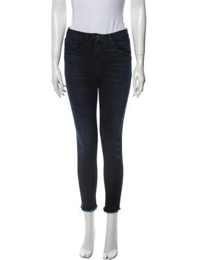 Pre-owned 3x1 Mid-rise Skinny Leg Jeans In Blue