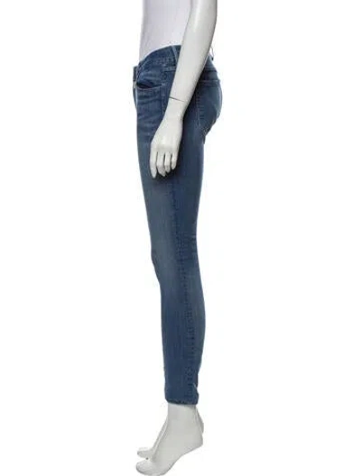 Pre-owned 3x1 Mid-rise Skinny Leg Jeans In Blue