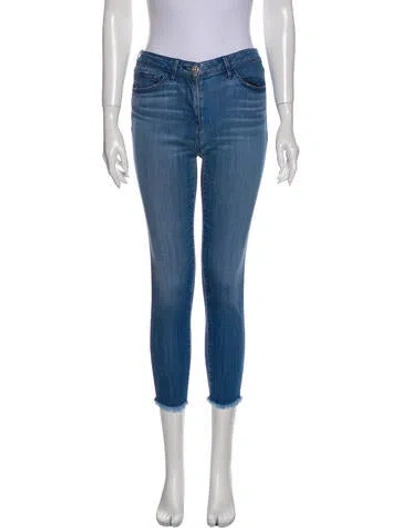 Pre-owned 3x1 Mid-rise Skinny Leg Jeans In Blue