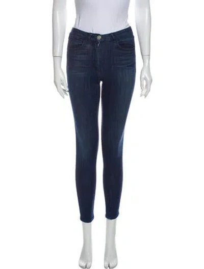 Pre-owned 3x1 Mid-rise Skinny Leg Jeans In Blue