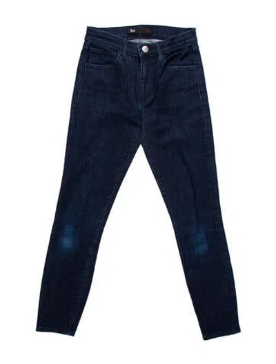 Pre-owned 3x1 Mid-rise Skinny Leg Jeans In Blue