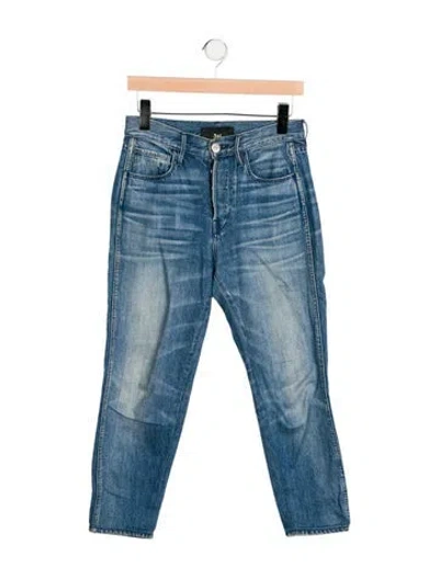 Pre-owned 3x1 Mid-rise Skinny Leg Jeans In Blue