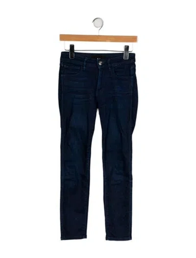 Pre-owned 3x1 Mid-rise Skinny Leg Jeans In Blue