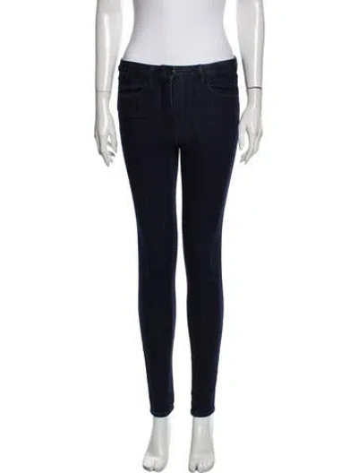 Pre-owned 3x1 Mid-rise Skinny Leg Jeans In Blue