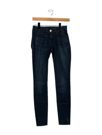 Pre-owned 3x1 Mid-rise Skinny Leg Jeans In Blue