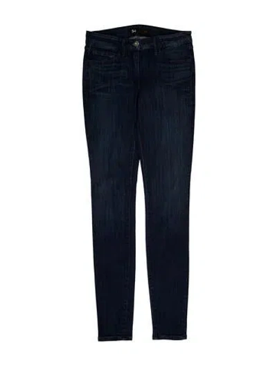 Pre-owned 3x1 Mid-rise Skinny Leg Jeans In Blue
