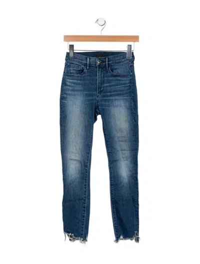 Pre-owned 3x1 Mid-rise Skinny Leg Jeans In Blue
