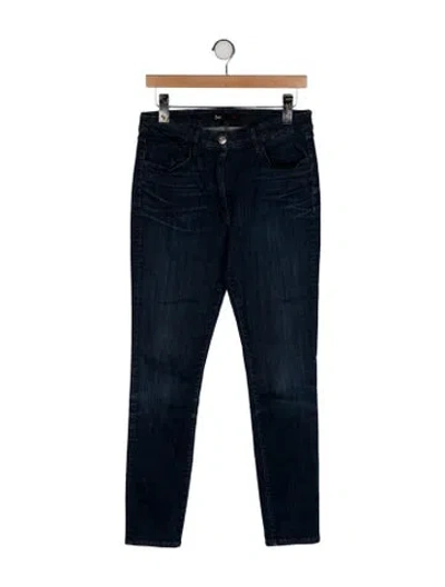 Pre-owned 3x1 Mid-rise Skinny Leg Jeans In Blue