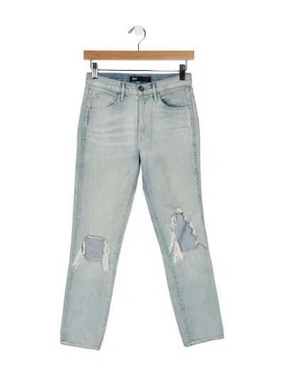 Pre-owned 3x1 Mid-rise Skinny Leg Jeans In Blue