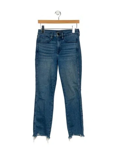 Pre-owned 3x1 Mid-rise Skinny Leg Jeans In Blue