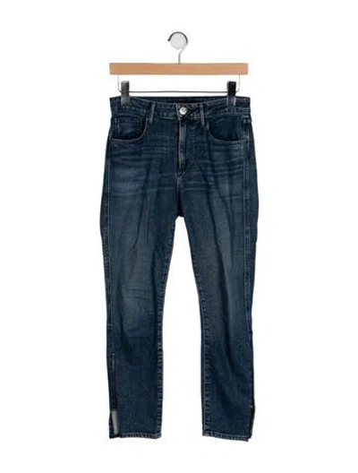 Pre-owned 3x1 Mid-rise Skinny Leg Jeans In Blue