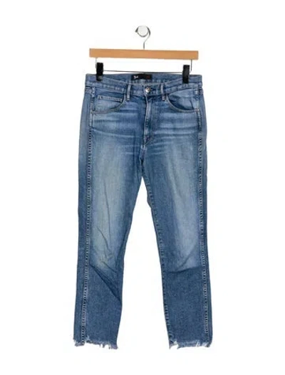 Pre-owned 3x1 Mid-rise Skinny Leg Jeans In Blue