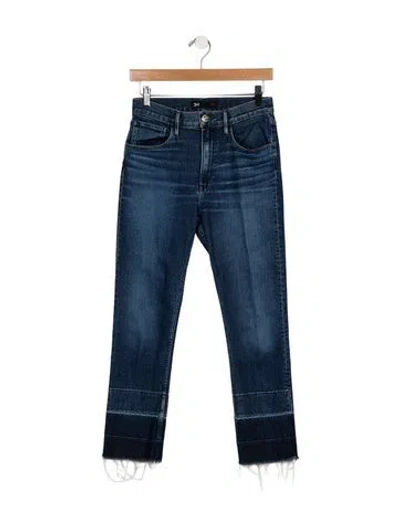 Pre-owned 3x1 Mid-rise Skinny Leg Jeans In Blue