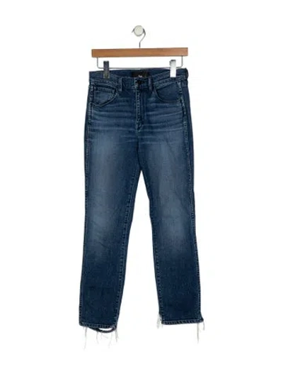 Pre-owned 3x1 Mid-rise Skinny Leg Jeans In Blue
