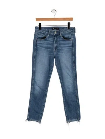 Pre-owned 3x1 Mid-rise Skinny Leg Jeans In Blue