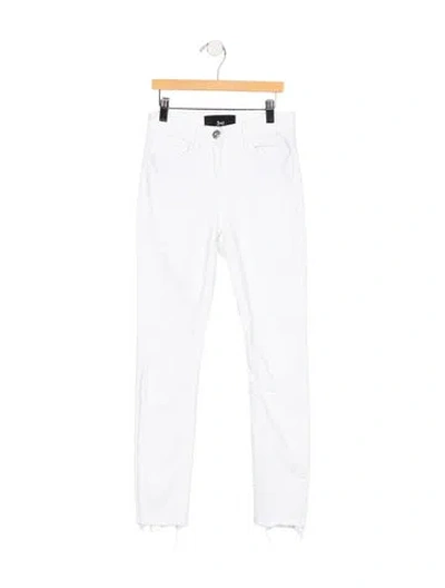 Pre-owned 3x1 Mid-rise Skinny Leg Jeans In Blue