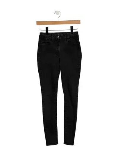 Pre-owned 3x1 Mid-rise Skinny Leg Jeans In Gray