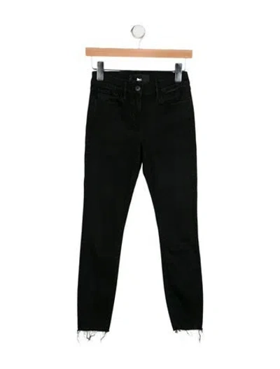 Pre-owned 3x1 Mid-rise Skinny Leg Jeans In Gray