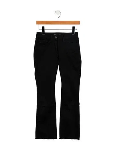 Pre-owned 3x1 Mid-rise Straight Leg Jeans In Black