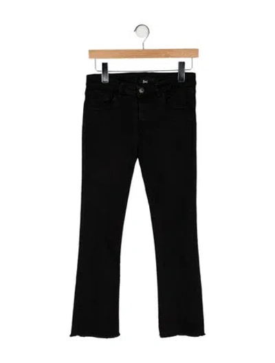 Pre-owned 3x1 Mid-rise Straight Leg Jeans In Black