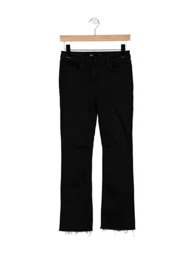 Pre-owned 3x1 Mid-rise Straight Leg Jeans In Black