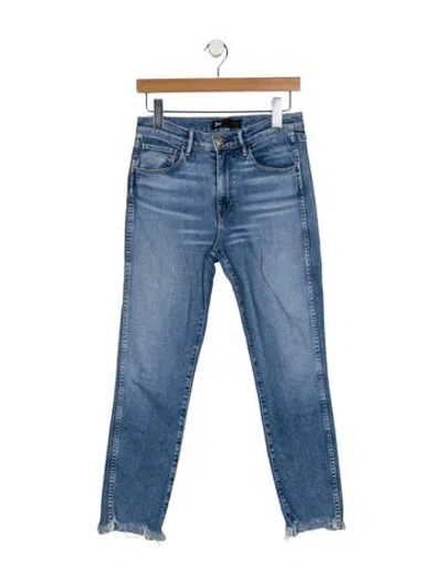 Pre-owned 3x1 Mid-rise Straight Leg Jeans In Blue