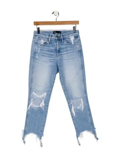 Pre-owned 3x1 Mid-rise Straight Leg Jeans In Blue