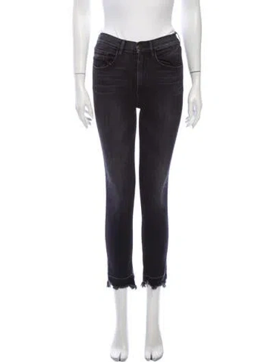 Pre-owned 3x1 Mid-rise Straight Leg Jeans In Blue