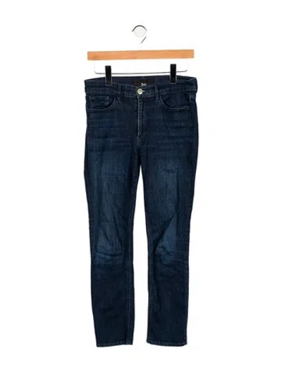 Pre-owned 3x1 Mid-rise Straight Leg Jeans In Blue