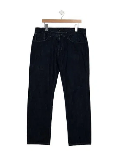 Pre-owned 3x1 Mid-rise Straight Leg Jeans In Blue