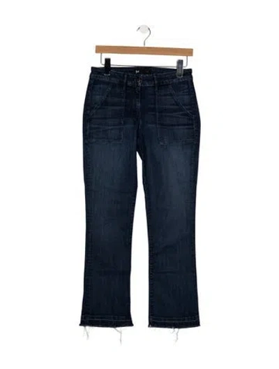 Pre-owned 3x1 Mid-rise Straight Leg Jeans In Blue
