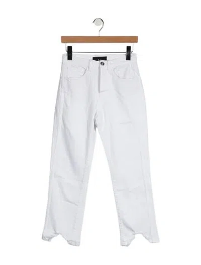 Pre-owned 3x1 Mid-rise Straight Leg Jeans In Blue