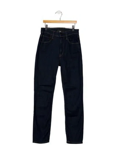 Pre-owned 3x1 Mid-rise Straight Leg Jeans In Blue