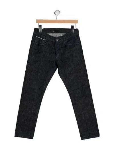 Pre-owned 3x1 Mid-rise Straight Leg Jeans In Gray