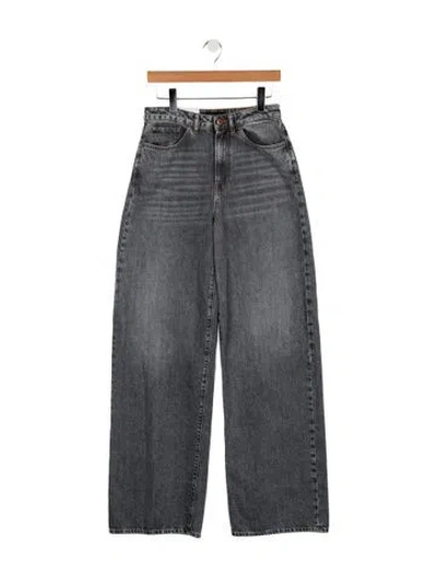 Pre-owned 3x1 Mid-rise Straight Leg Jeans W/ Tags In Black