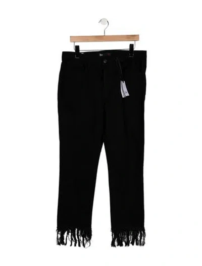 Pre-owned 3x1 Mid-rise Straight Leg Jeans W/ Tags In Black