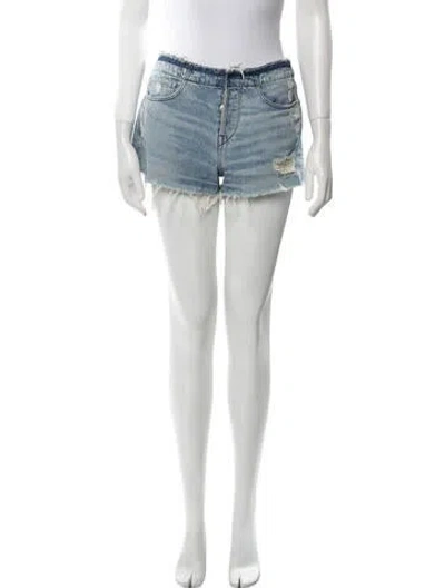 Pre-owned 3x1 Mini Shorts In Blue