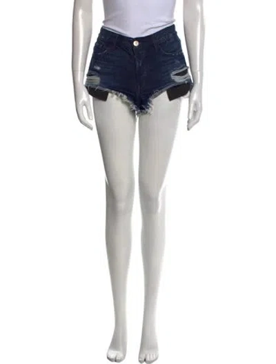 Pre-owned 3x1 Mini Shorts In Blue