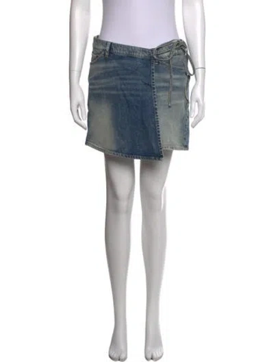 Pre-owned 3x1 Mini Shorts In Blue