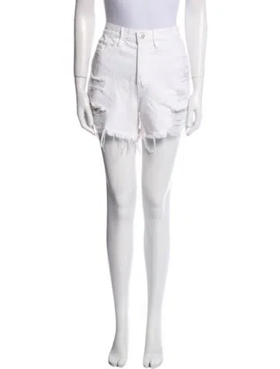 Pre-owned 3x1 Mini Shorts In White