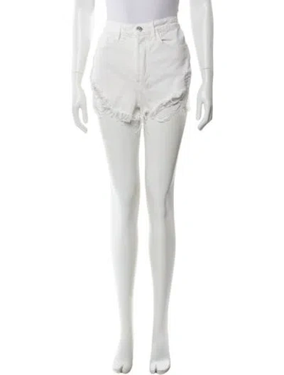 Pre-owned 3x1 Mini Shorts In White