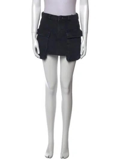 Pre-owned 3x1 Mini Skirt In Black