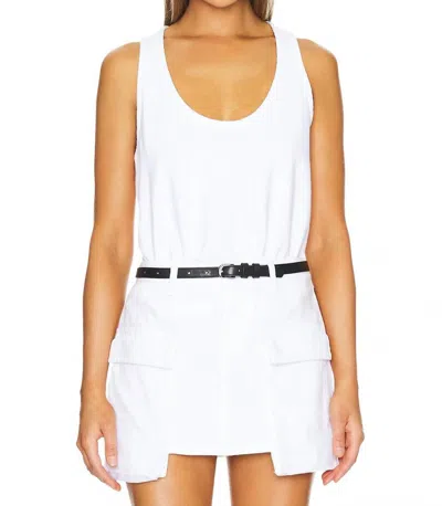 3x1 Moon Top In Blanc In White