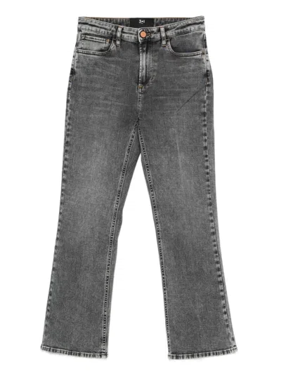 3x1 My Lady Cotton Jeans In Gray