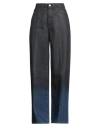 3x1 Nyc Woman Jeans Black Size 28 Cotton In Black