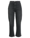 3x1 Nyc Woman Jeans Black Size 29 Cotton, Elastane In Black