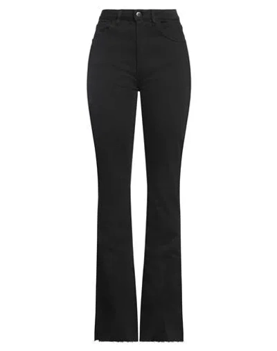 3x1 Nyc Woman Jeans Black Size 29 Cotton, Polyester, Elastane
