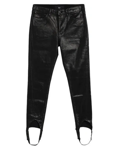 3x1 Nyc Woman Jeans Black Size 29 Cotton, Polyester, Elastane