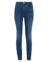 3x1 Nyc Woman Jeans Blue Size 23 Cotton, Polyester, Lycra In Blue